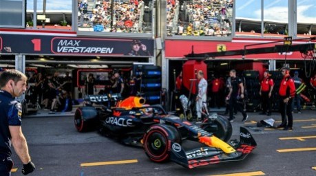 Der niederländische Formel-1-Pilot Max Verstappen von Red Bull Racing während des Qualifyings für den Großen Preis von Monaco. Foto: epa/Christian Bruna / Pool