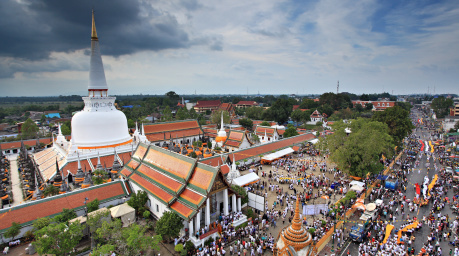 Wat Phra Mahathat Woramahawihan in der Provinz Nakhon Si Thammarat. Foto: kosin_sukhum/Adobe Stock