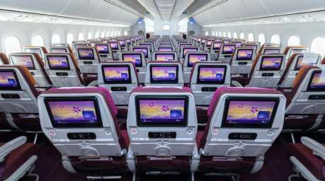 Die Boeing 787-9 bietet auf der Strecke zwischen Brüssel und Bangkok zusätzliche Sitzplätze in der Economy Class. Bild: THAI