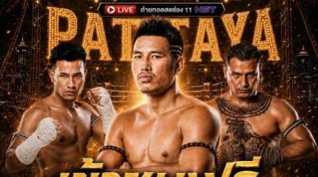 Mit „King of Fight: Sand Fury by Pattaya“ verwandelt sich der Central Pattaya Beach am 25. Juli in eine Freiluftarena für Muay Thai. Bilder: TMN.TV