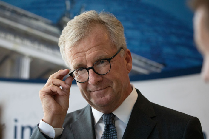 Der Präsident des Außenhandelsverbandes (BGA), Holger Bingmann. Foto: epa/Omer Messinger