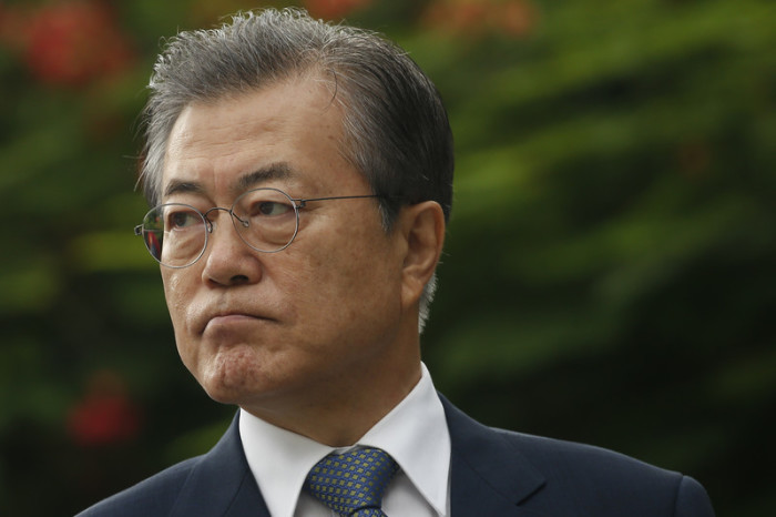 Südkoreas Präsident Moon Jae In. Foto: epa/Wallace Woon