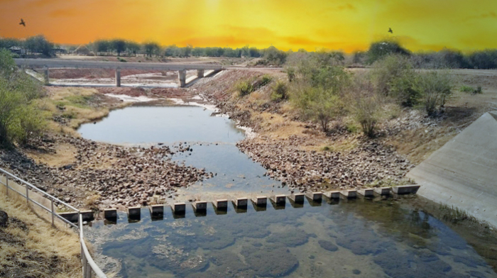 Der Pegel des nutzbaren Wassers in Dämmen und großen Reservoiren ist auf ein kritisches Niveau gesunken. Foto: The Nation