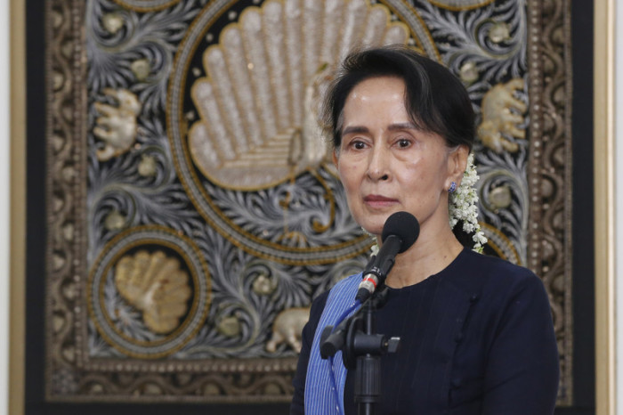  Friedensnobelpreisträgerin Aung San Suu Kyi. Foto: epa/Hein Htet