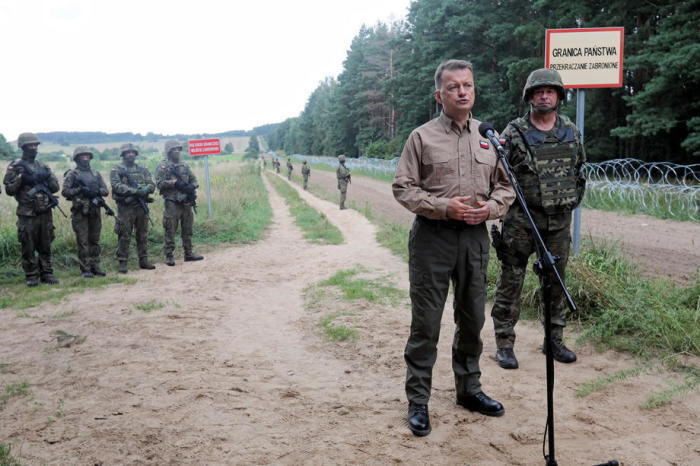 Die Flüchtlingskrise an der polnisch-weißrussischen Grenze. Foto: epa/Artur Reszko