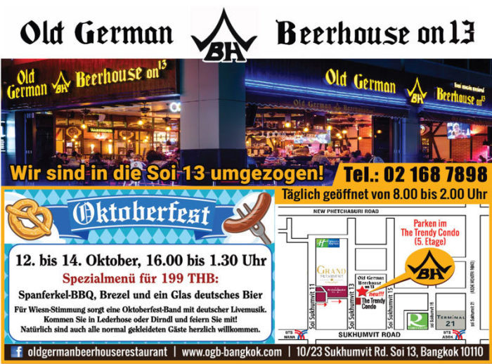 Oktoberfest im Old German Beerhouse on 13