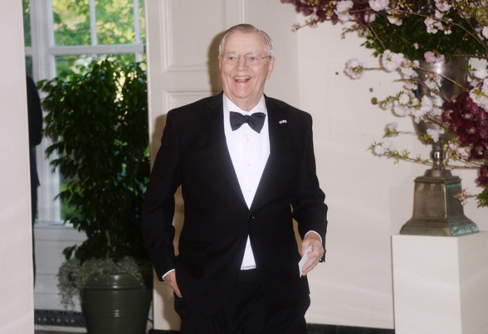 Walter Mondale, ehemaliger Vizepräsident der Vereinigten Staaten. Foto: epa/Olivier Douliery