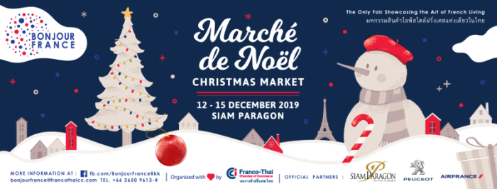 Französischer Weihnachtsmarkt im Siam Paragon