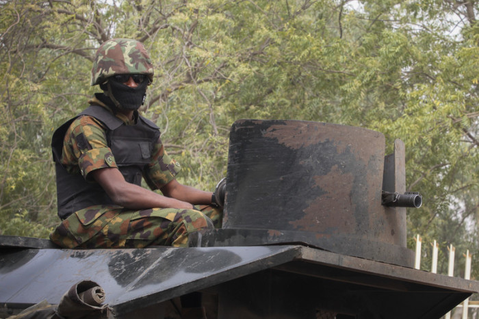 Erhöhte Sicherheitsvorkehrungen in Nigeria. Foto: epa/George Esiri
