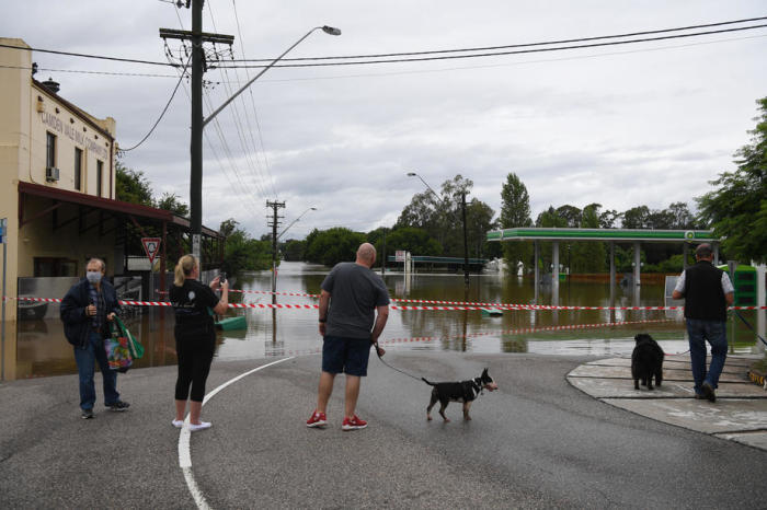Überschwemmungen überfluten Camden im Südwesten von Sydney, New South Wales. Foto: epa/Dean Lewins