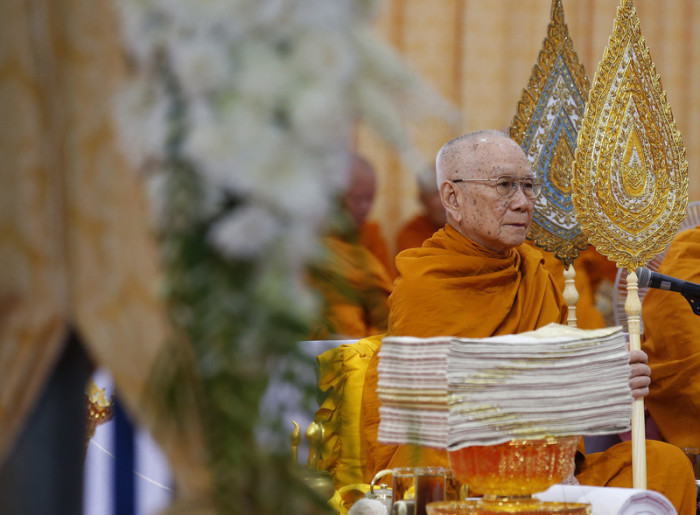 Thailands Oberster Patriarch Somdej Phra Maha Muniwong. Foto: epa/Narong Sangnak