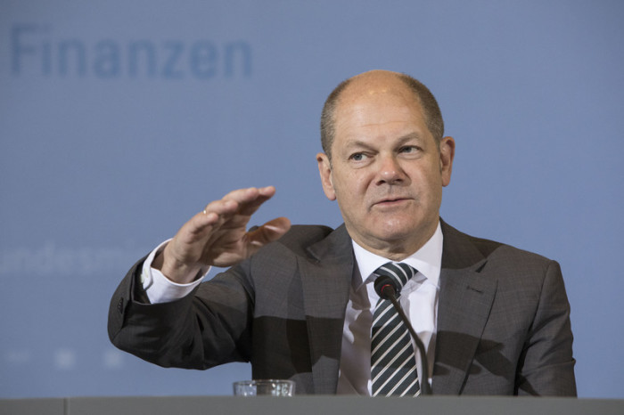 Bundesfinanzminister Olaf Scholz. Foto: epa/Omer Messinger