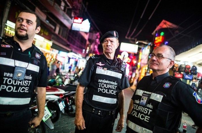 Volunteers der Touristenpolizei auf Phuket. Foto: The Thaiger