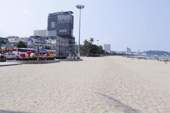 Einwohner und Touristen sollen mehr Platz für Freizeitaktivitäten am Strand erhalten. Foto: PR Pattaya