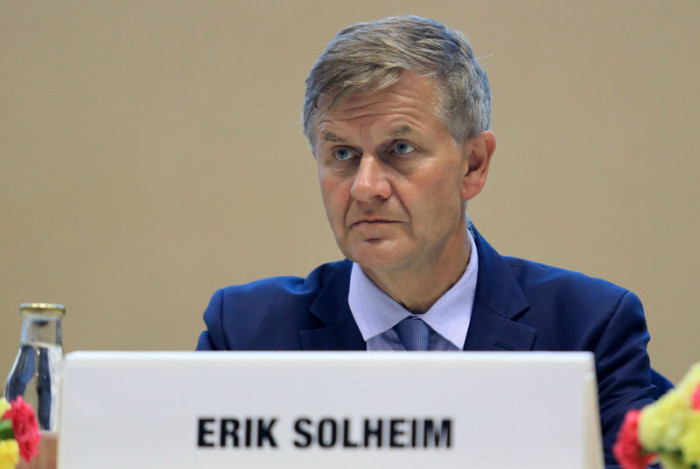 Erik Solheim, Leiter des Umweltprogramms der Vereinten Nationen (UNEP). Foto: epa/Str