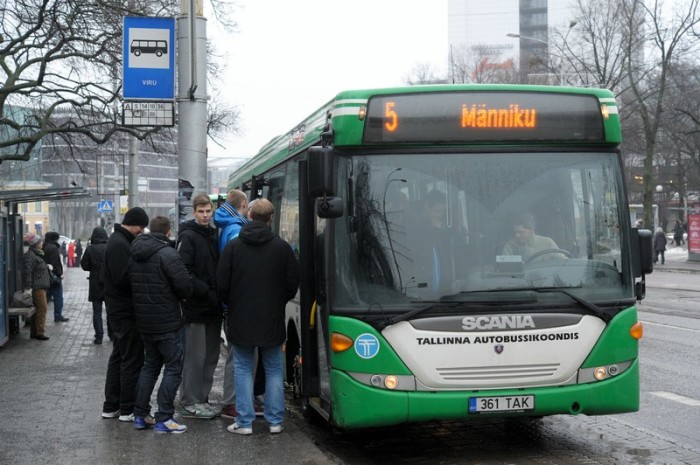 In Estlands Hauptstadt Tallinn kann die Bevölkerung Busse und Bahnen kostenlos nutzen. Foto: epa/Stringer