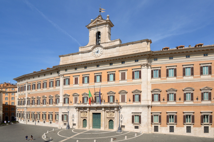 Montecitorio-Palast in Rom. Foto: Adobe Stock