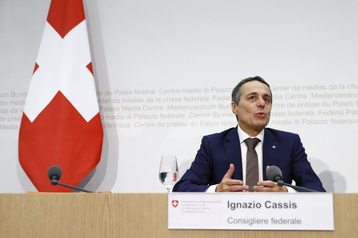  Der Tessiner Arzt Ignazio Cassis (56) wird neuer Schweizer Außenminister. Foto: epa/Peter Klaunzer