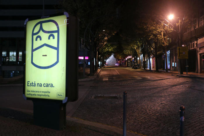 Notfallsperre in Portugal inmitten einer Coronavirus-Pandemie. Foto: epa/Estela Silva