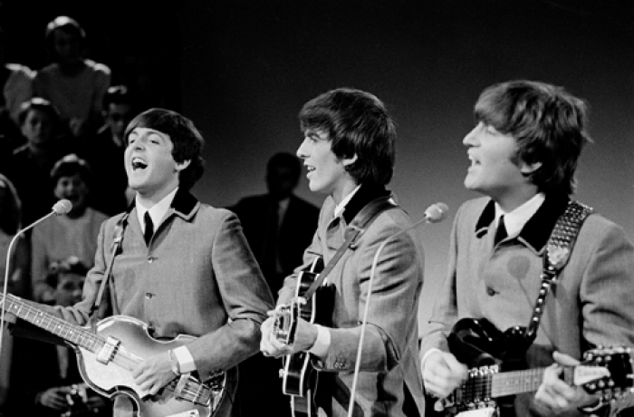 Paul McCartney, George Harrison, John Lennon, 1964. Archivfoto: Beeld En Geluidwiki - Gallery: The Beatles
