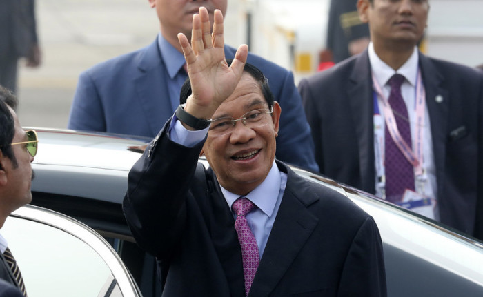 Kambodschas Premierminister Hun Sen. Foto: epa/Harish Tyagi