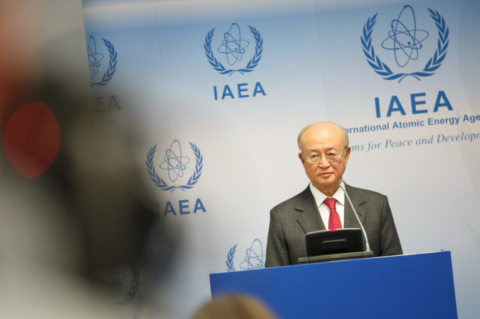 IAEA-Chef Yukiya Amano. Foto: epa/Florian Wieser