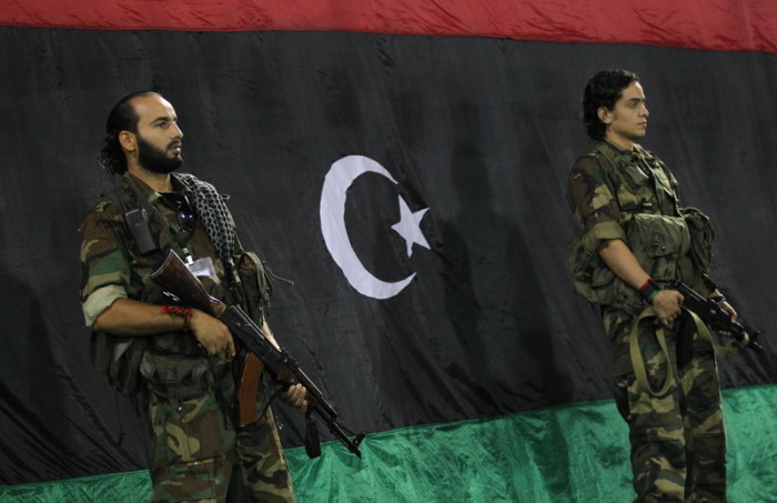 Bewaffnete Rebellen in Tripolis. Archivbild: epa/Mohamed Messara