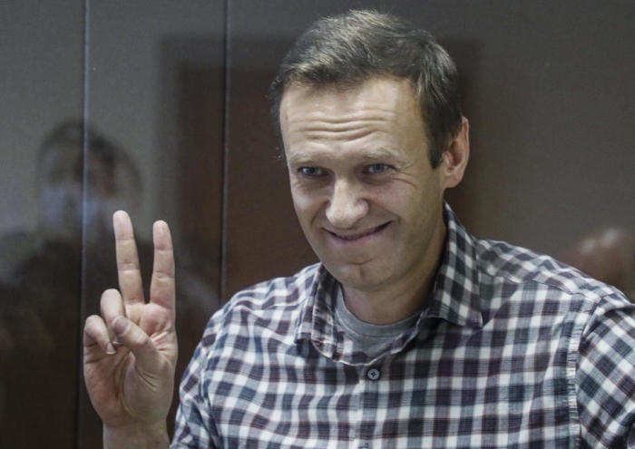 Alexej Nawalny vor Gericht in Moskau. Foto: epa/Yuri Kochetkov