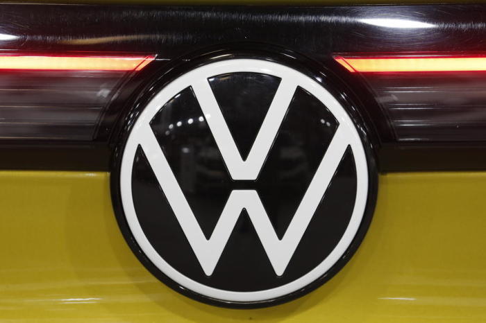 Volkswagen-Logo in Riga. Foto: epa/Toms Kalnins