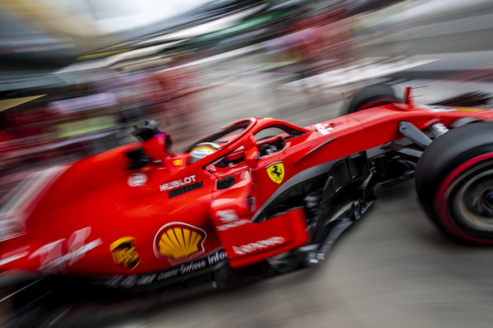 Deutscher Formel-Eins-Fahrer Sebastian Vettel von Scuderia Ferrari. Foto: epa/Srdjan Suki