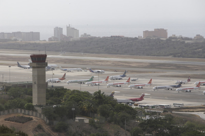  Ein Blick auf den Simon Bolivar internationalen Flughafen in Maiquetia-Venezuela. Foto: epa/Cristian Hernandez