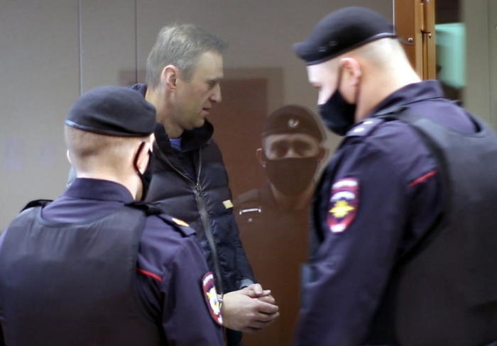 Alexej Nawalny vor Gericht wegen Verleumdung angeklagt. Foto: epa/Babushkinsky District Court Pres