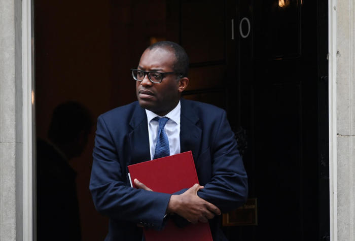 Britischer Staatssekretär für Wirtschaft, Energie und Industriestrategie Kwasi Kwarteng in London. Foto: epa/Andy Rain