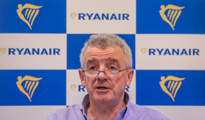Ryanair-Chef Michael O'Leary. Foto: epa/Stephanie Lecocq