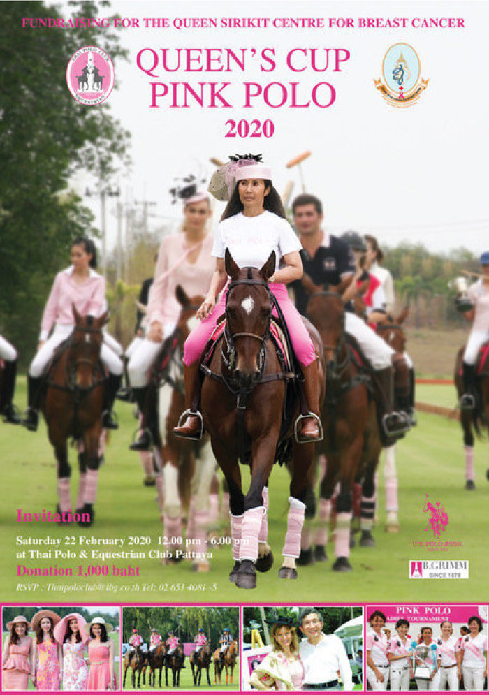 Sport und Glamour zum guten Zweck erwartet die Besucher bei dem alljährlichen Turnier. Foto: Queen's Cup Pink Polo