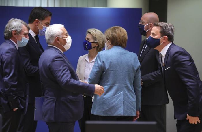 Gipfel des Europäischen Rates in Brüssel. Foto: epa/Olivier Matthys / Pool