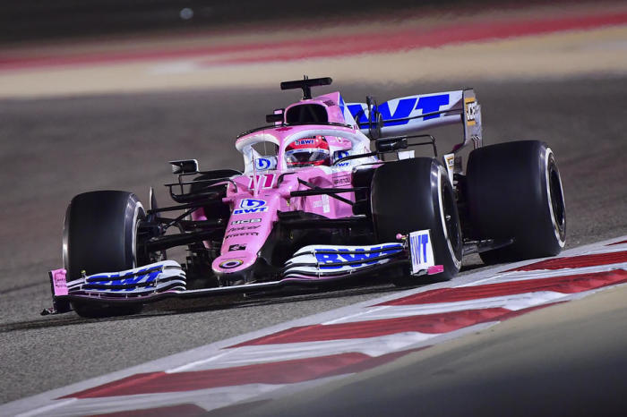 Mexikos Formel-1-Pilot Sergio Perez von BWT Racing Point in Aktion während des 2020 Formula One Sakhir Grand Prix auf dem Bahrain International Circuit in der Nähe von Manama. Foto: epa/Giuseppe Cacace