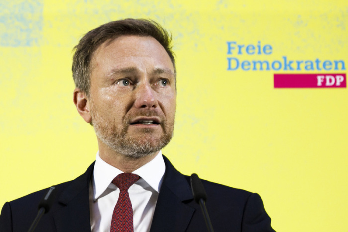 Christian Lindner, Parteivorsitzender der FDP und Fraktionsvorsitzender im Bundestag. Foto: Carsten Koall/Dpa 