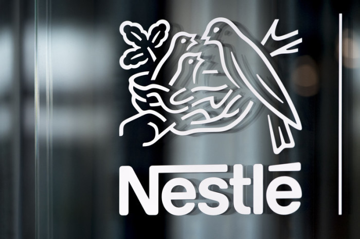 Nestlé-Logo in Vevey. Foto: epa/Laurent Gillieron