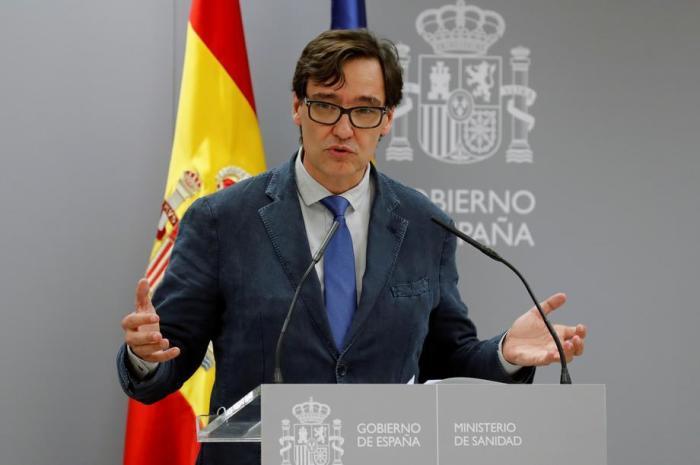 Der spanische Gesundheitsminister, Salvador Illa. Foto: epa/Chema Moya