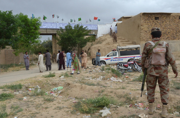  In Baluchistan hatte die Terrormiliz Islamischer Staat am Freitag einen Bombenanschlag auf einen Politiker verübt. Foto: epa/Jamal Taraqai