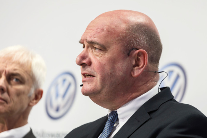 Volkswagen-Betriebsratschef Bernd Osterloh. Foto: epa/Philipp Von Ditfurth