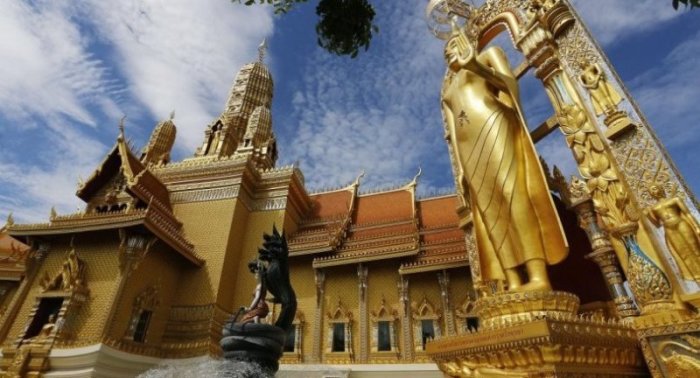 Vor wenigen Tagen wurde der Nachbau der Großen Halle des Vajra Dhamma im Freiluftmuseum Mueang Boran eröffnet. Fotos: The Nation