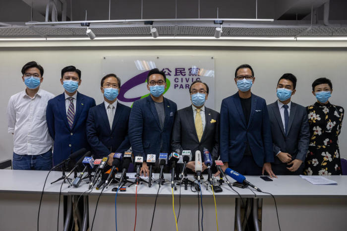 Kandidaten für Parlamentswahlen in Hongkong disqualifiziert. Foto: epa/Jerome Favre