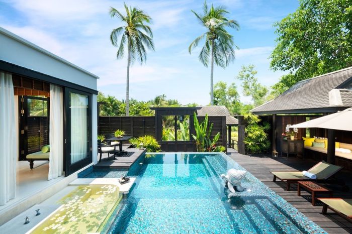 In Phuket können Besucher und Rückkehrer aus dem Ausland ihre Quarantäne in einem luxuriösen Umfeld absolvieren. Vorausgesetzt, sie haben das nötige Kleingeld. Foto: Anantara Mai Khao Phuket Villas