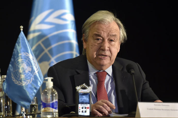 Der UN-Generalsekretär Antonio Guterres in Beirut. Foto: epa/Wael Hamzeh
