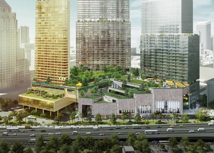 Eine öffentliche Parkanlage soll auf dem Hoteldach des Dusit Central Park entstehen. Foto: คนไทย 4.0 ไทยแลนด์ 4.0