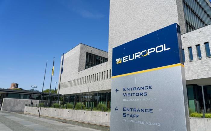 Die Außenansicht des Europol-Hauptquartiers in Den Haag. Foto: epa/Jerry Lampen
