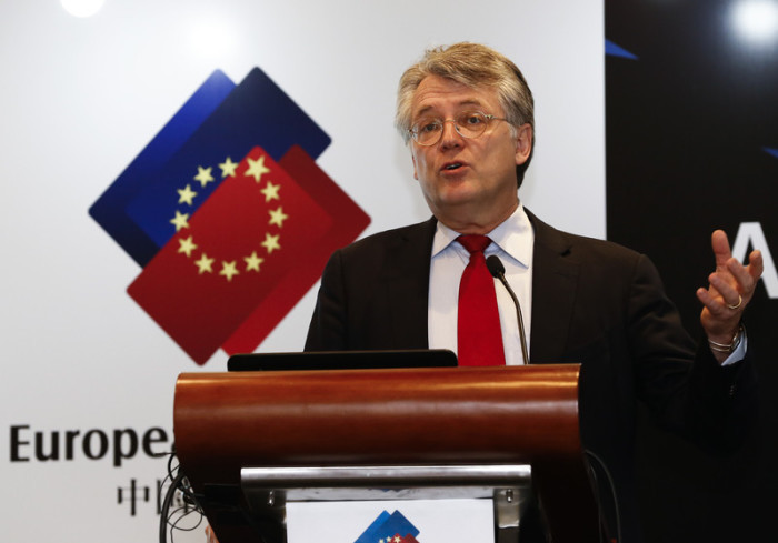 Joerg Wuttke, Präsident der Handelskammer der Europäischen Union in China. Foto: epa/Rolex Dela Pena