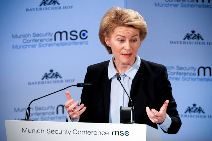Deutsche Verteidigungsministerin Ursula von der Leyen. Foto: epa/Ronald Wittek